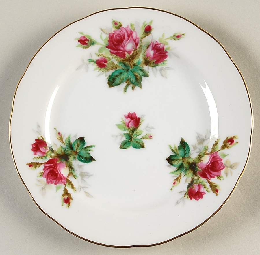 Antique Rose Bread & Butter Plate by Rossetti-1