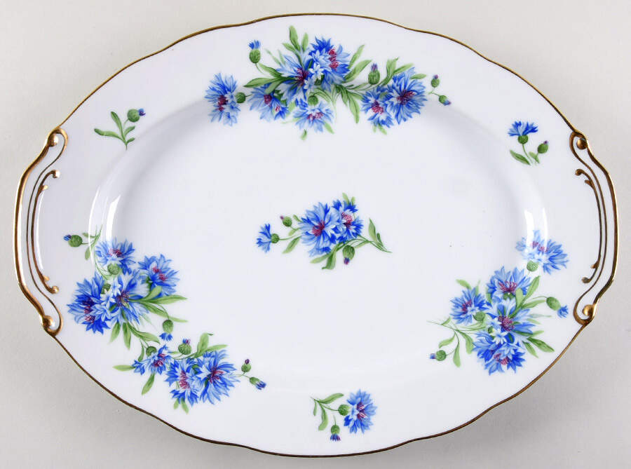 Meadow Belle 14" Oval Serving Platter by Rossetti-1