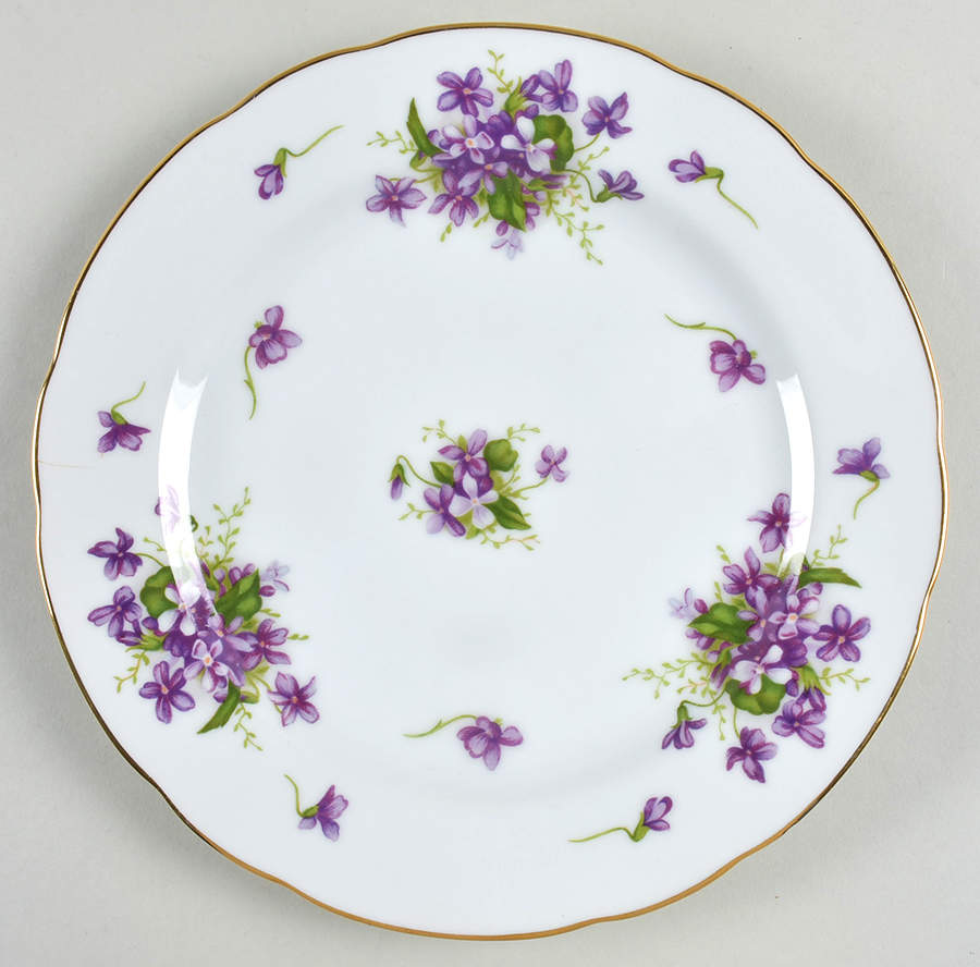Spring Violets Dinner Plate by Rossetti-1