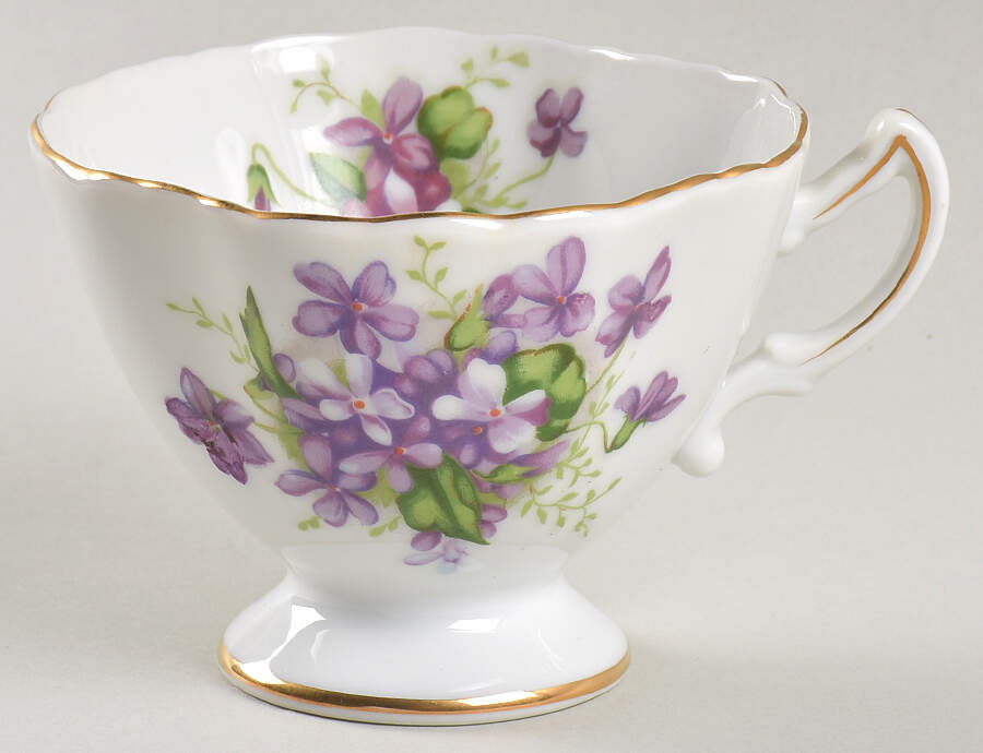 Spring Violets Footed Cup by Rossetti-1