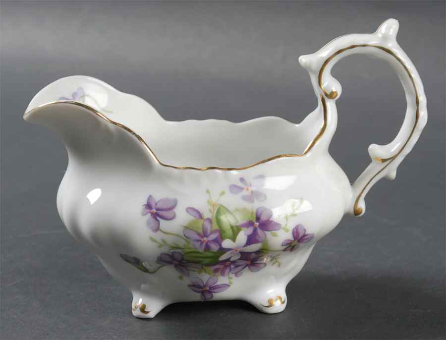 Spring Violets Creamer by Rossetti-1
