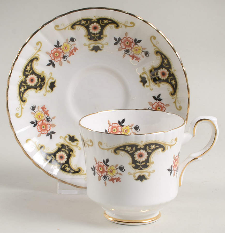 Balmoral Footed Demitasse Cup & Saucer Set by Royal Stafford-1
