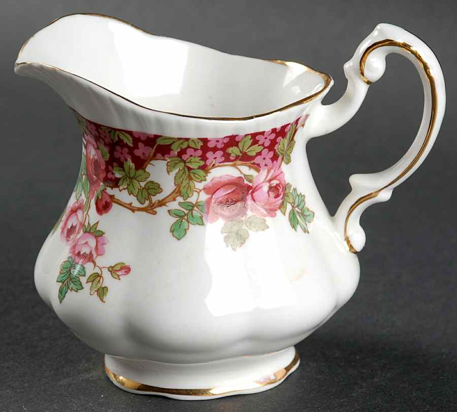 Olde English Garden Red Mini Creamer by Royal Stafford-1