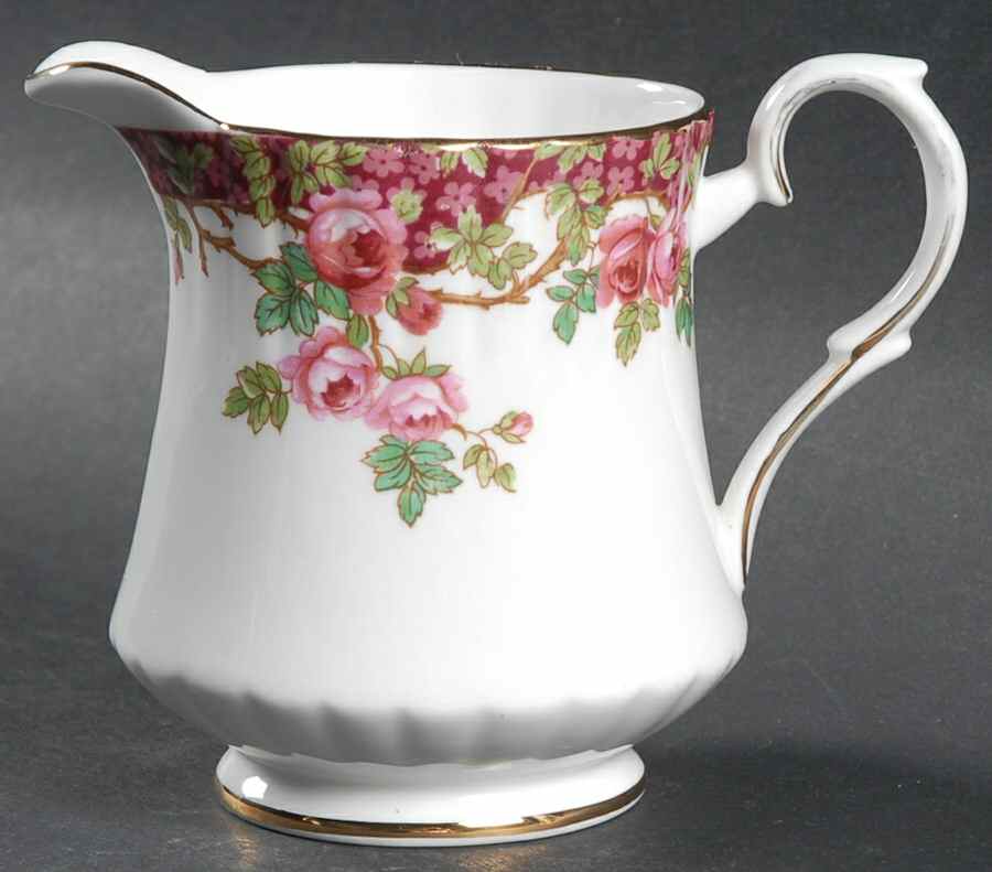 Olde English Garden Red Creamer by Royal Stafford-1
