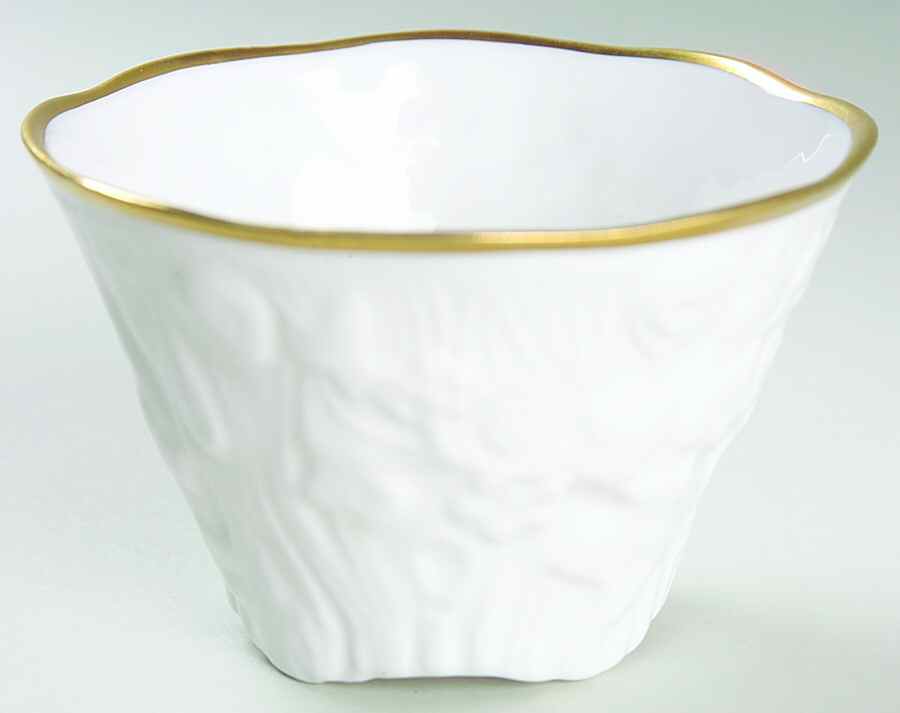Old English Oak Gold Mini Open Sugar Bowl by Royal Stafford-1