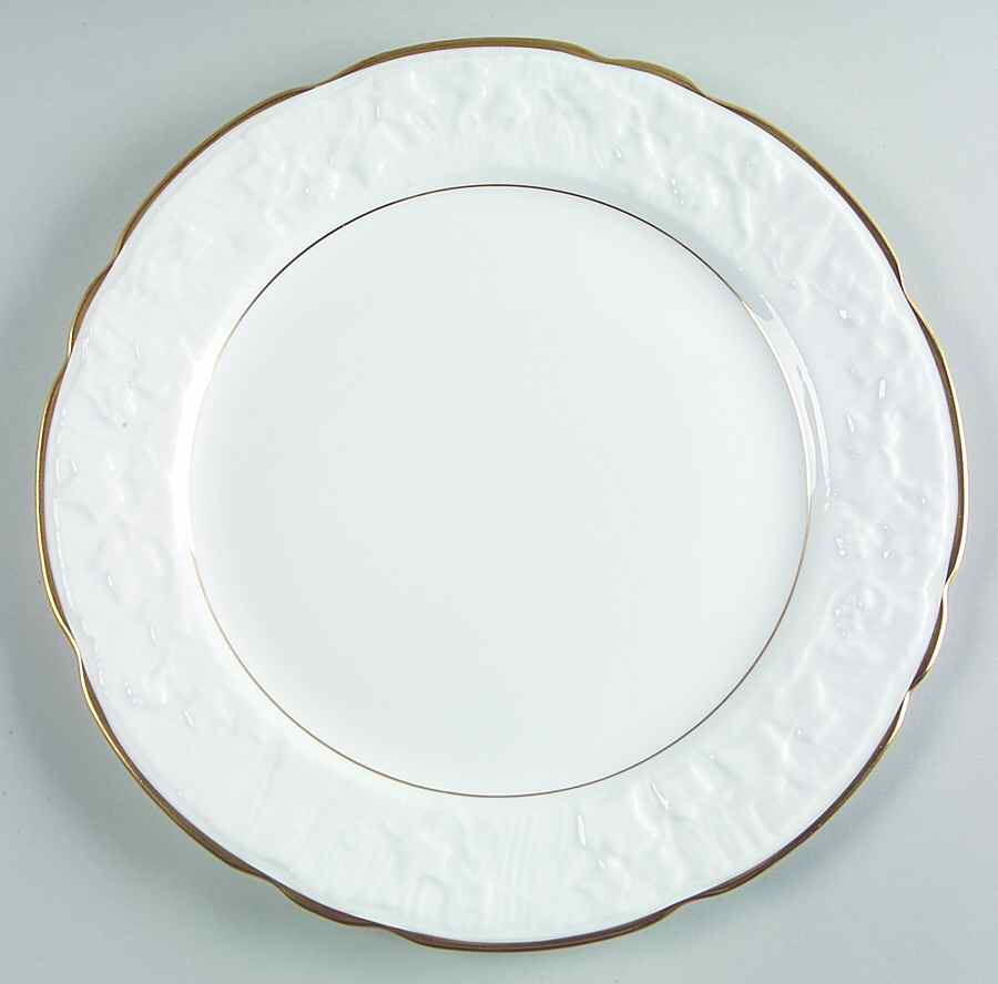 Old English Oak Gold Dinner Plate by Royal Stafford-1