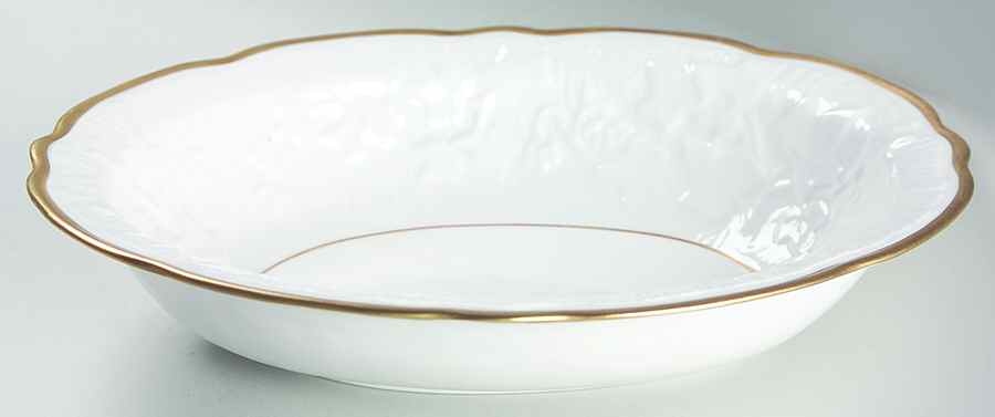Old English Oak Gold 10" Oval Vegetable Bowl by Royal Stafford-1