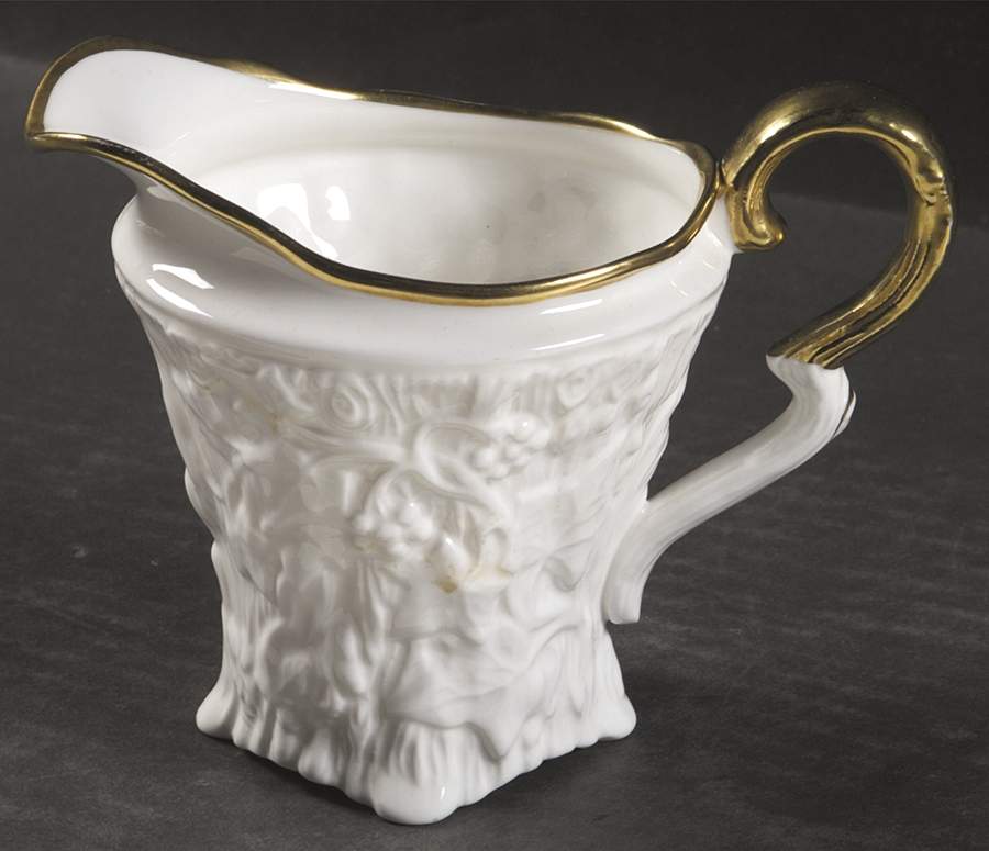 Old English Oak Gold Creamer by Royal Stafford-1