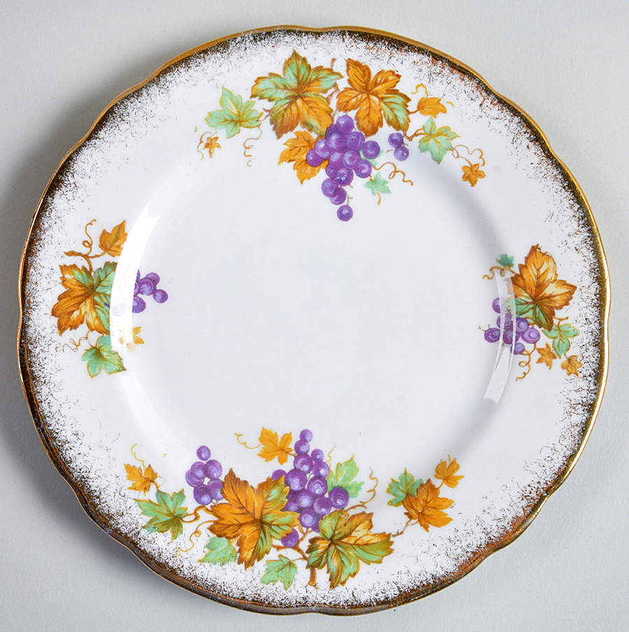 Oregon Grapes Bread & Butter Plate by Royal Stafford-1