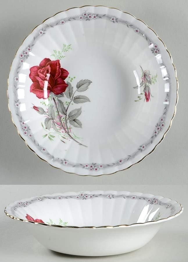 Roses To Remember (Fluted) Coupe Cereal Bowl by Royal Stafford-1