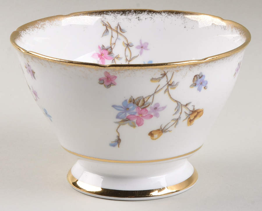 Violets Pompadour Open Sugar Bowl by Royal Stafford-1