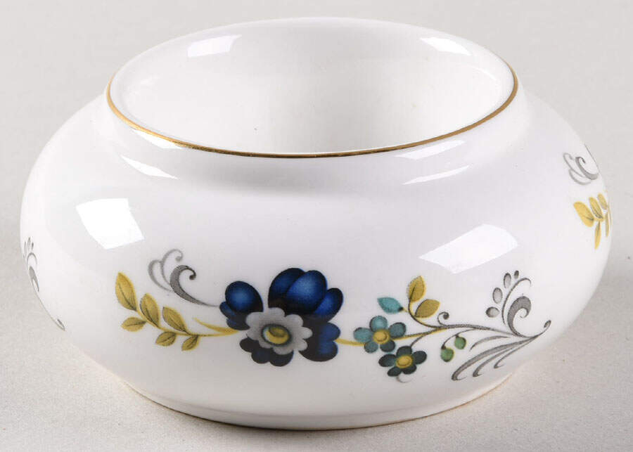 Blue Corn Flower Candle Votive by Royal Tara-1