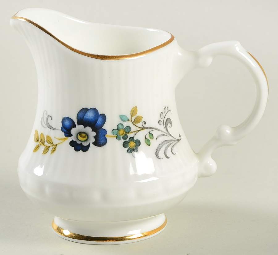 Blue Corn Flower Mini Creamer by Royal Tara-1