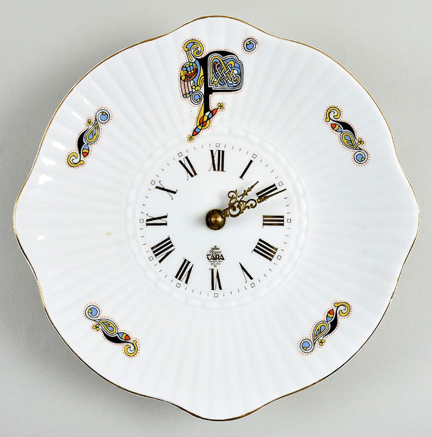 Book of Kells Clock Plate by Royal Tara-1