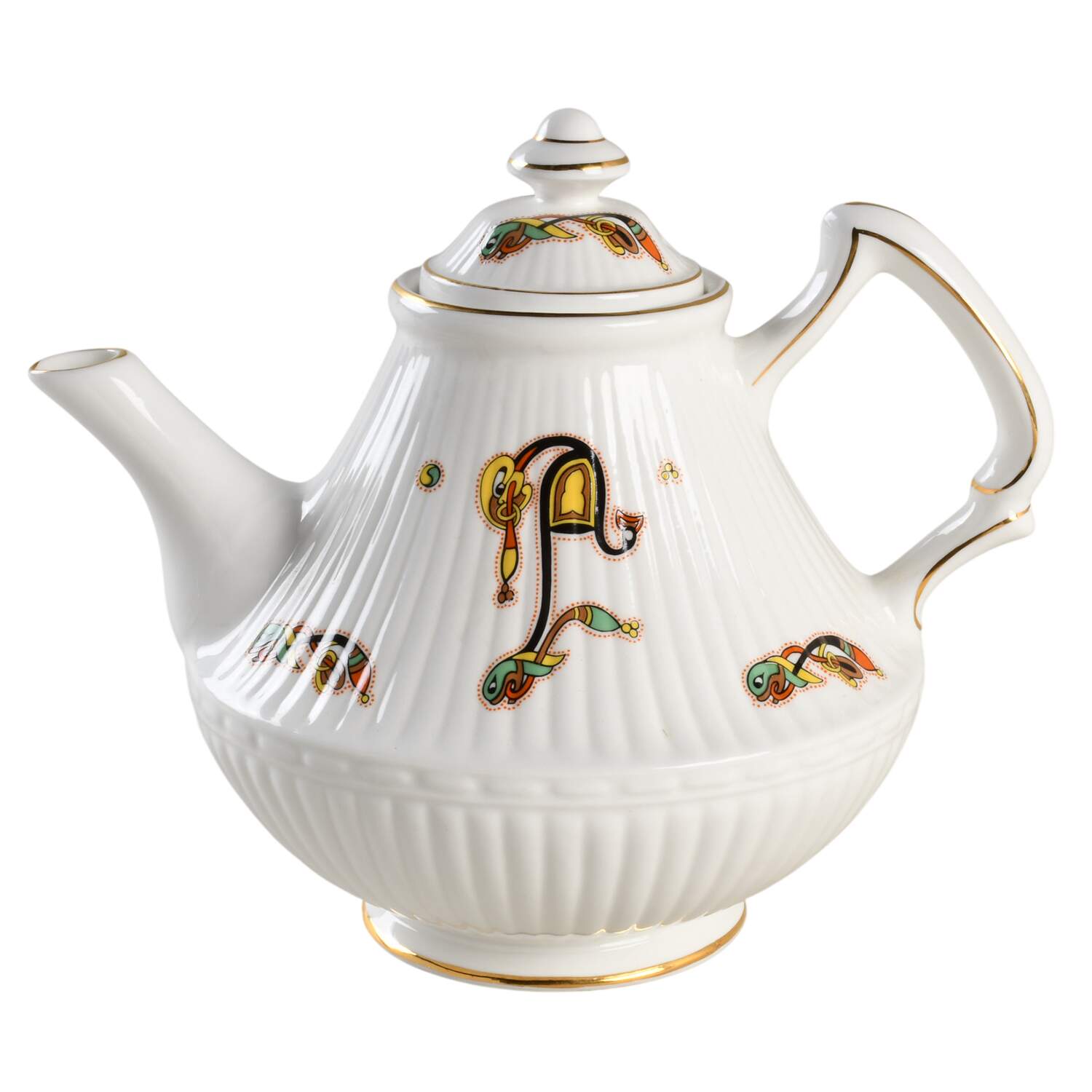Book of Kells Teapot & Lid by Royal Tara-1