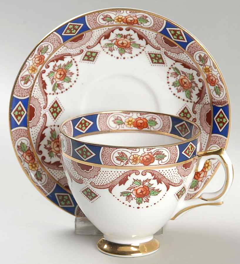 Carina Footed Cup & Saucer Set by Royal Tara-1