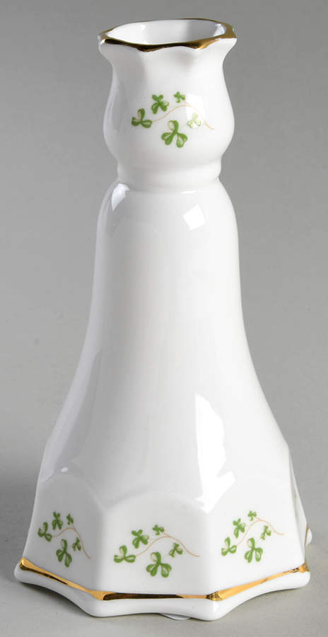 Shamrock 5" Candlestick by Royal Tara-1