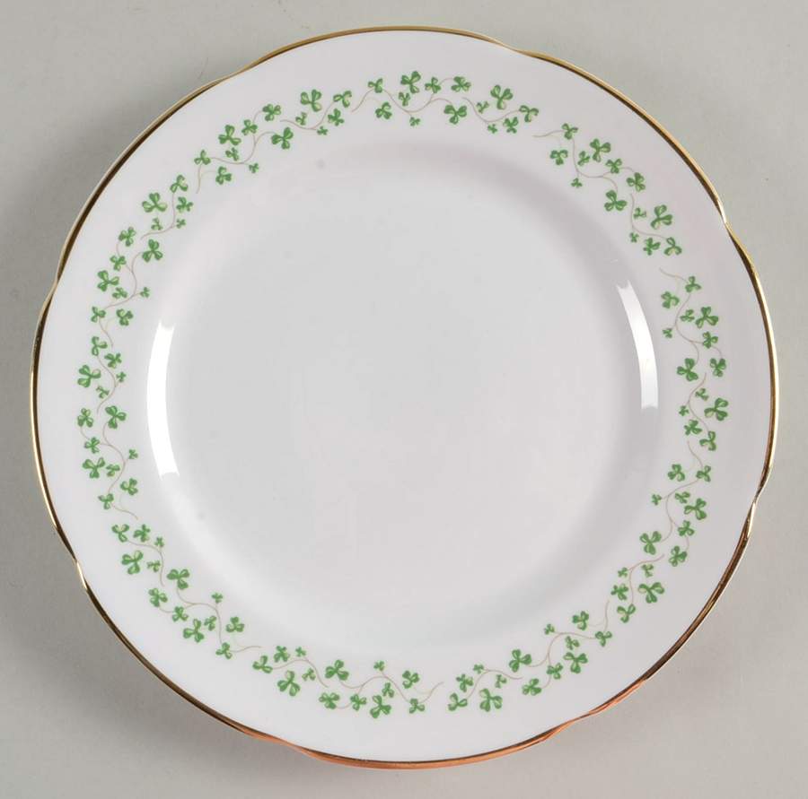 Shamrock Salad Plate by Royal Tara-1