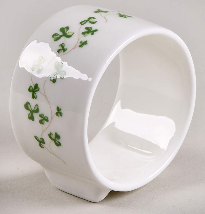 Shamrock Napkin Ring by Royal Tara-1