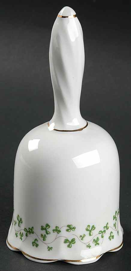Trellis Shamrock (Ribbed, Fluted) Bell by Royal Tara-1