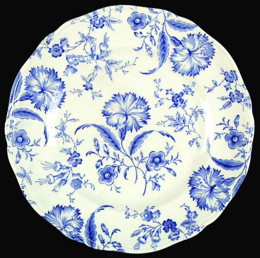 Wild Flower Blue Salad Plate by Royal Tunstall-1