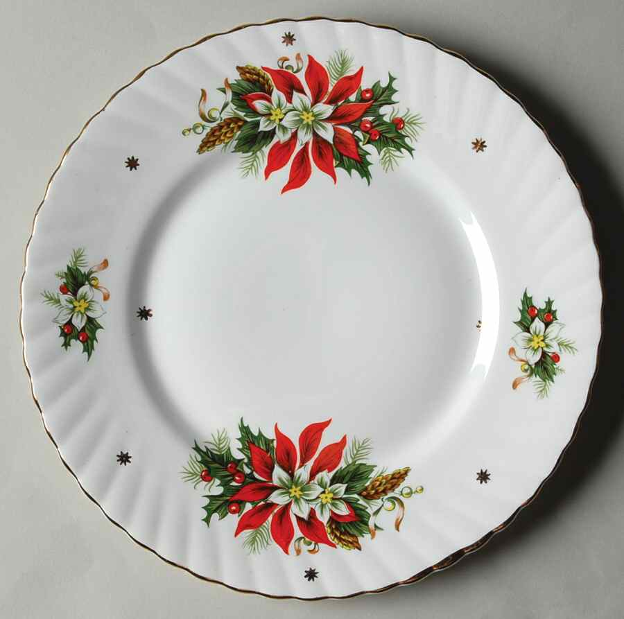 Noel Salad Plate by Royalty China-1