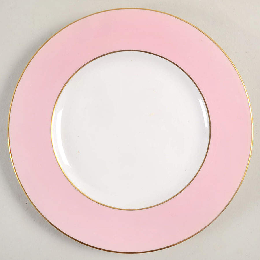 Asprey Pink Salad Plate by Royal Worcester-1