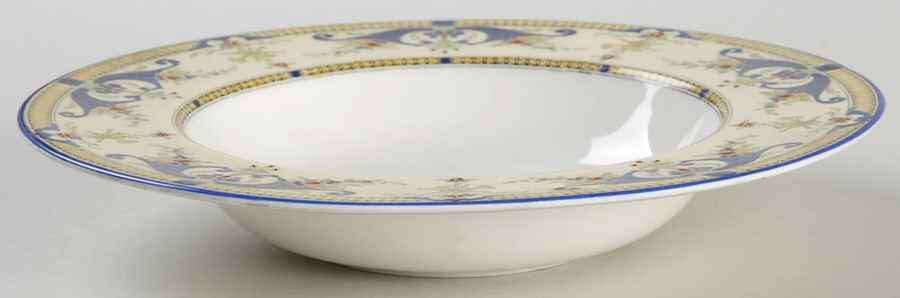 Bordeaux Rim Soup Bowl by Royal Worcester-1
