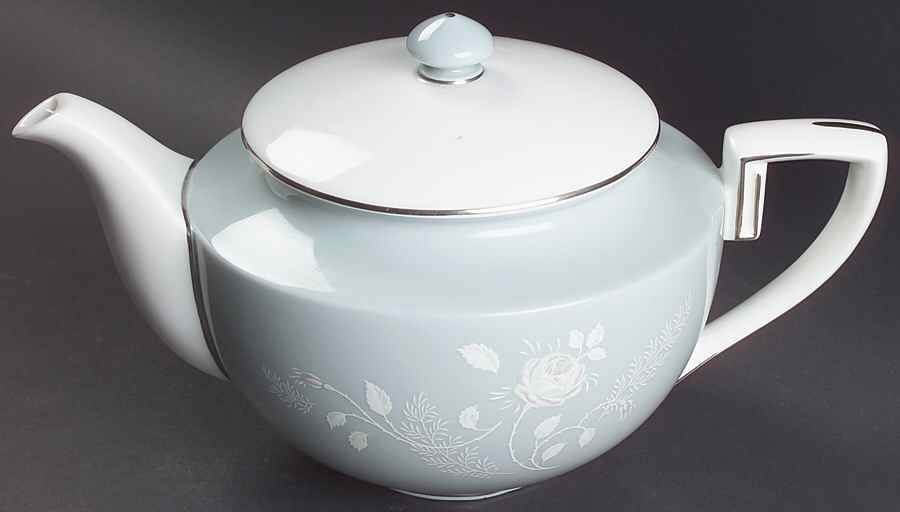 Bridal Rose Teapot & Lid by Royal Worcester-1