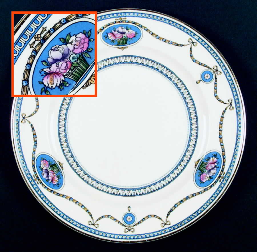 Cameo Dinner Plate by Royal Worcester-1