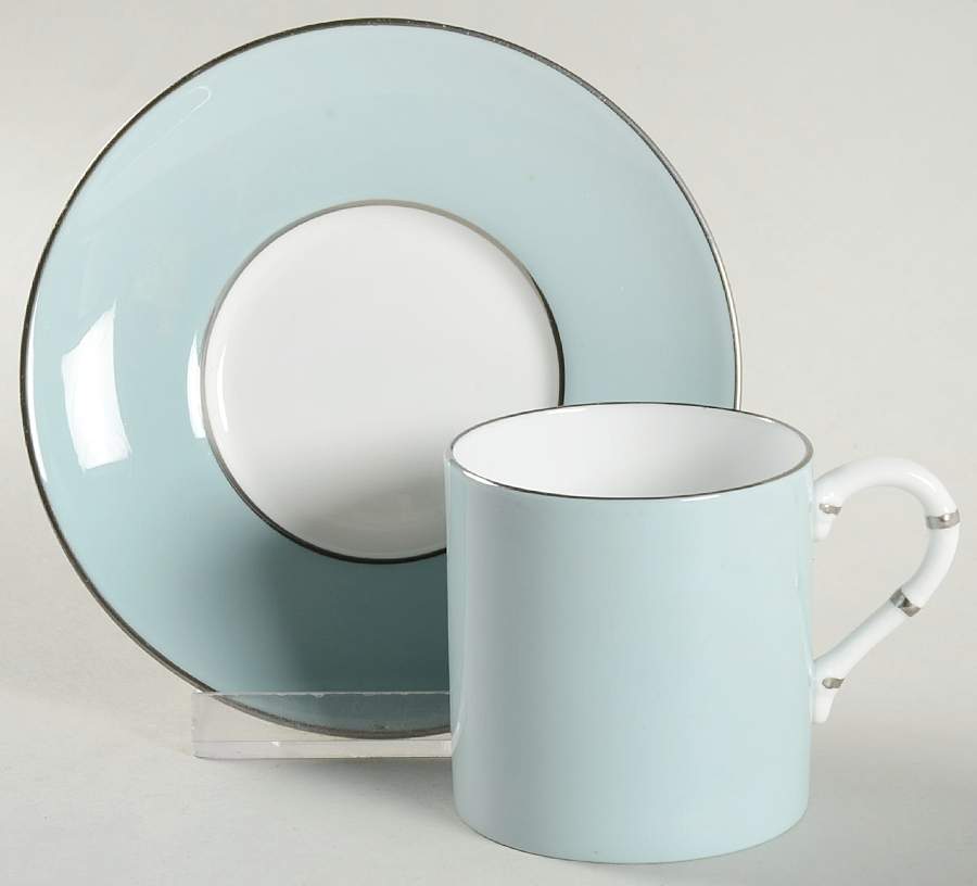 Candlelight Flat Demitasse Cup & Saucer Set by Royal Worcester-1