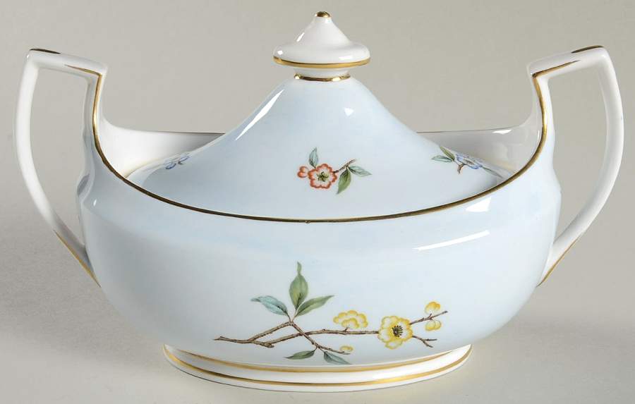 Chevy Chase Sugar Bowl & Lid by Royal Worcester-1