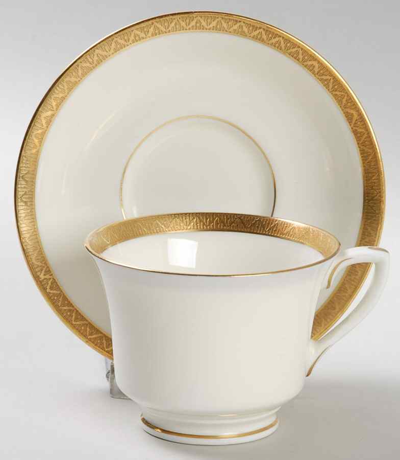 Coventry Footed Demitasse Cup & Saucer Set by Royal Worcester-1