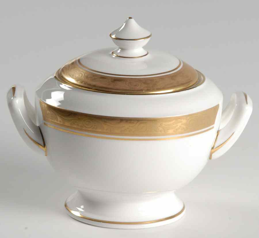 Davenham Mini Sugar Bowl & Lid by Royal Worcester-1