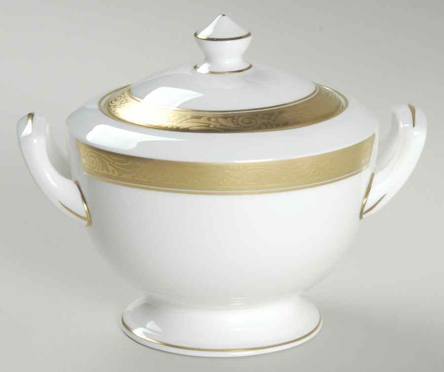 Davenham Sugar Bowl & Lid by Royal Worcester-1
