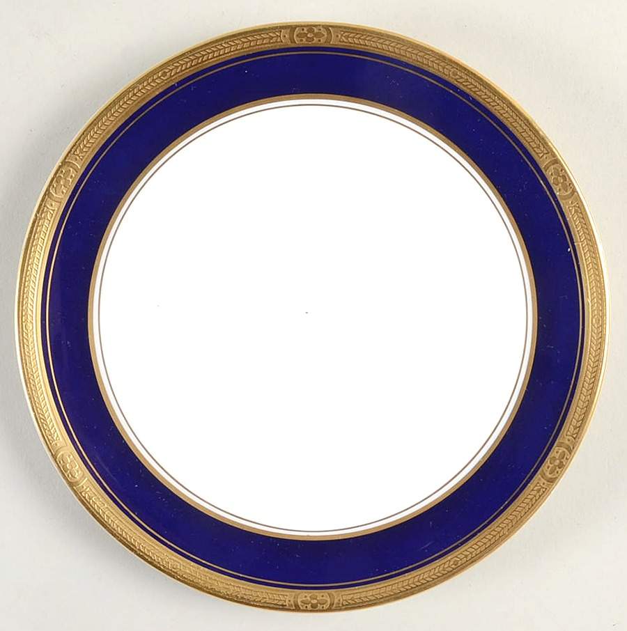 Empire Blue Bread & Butter Plate by Royal Worcester-1