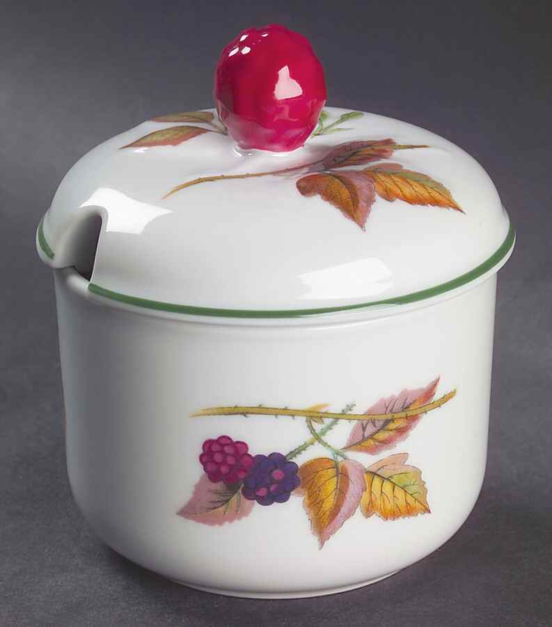 Evesham Vale Marmalade & Lid by Royal Worcester-1