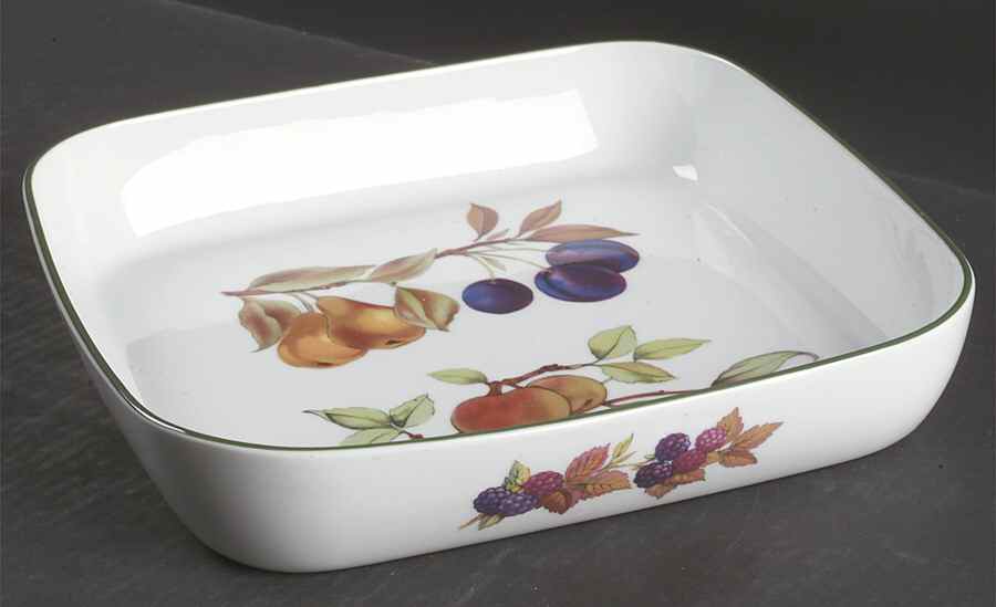 Evesham Vale Square Buffet Dish by Royal Worcester-1