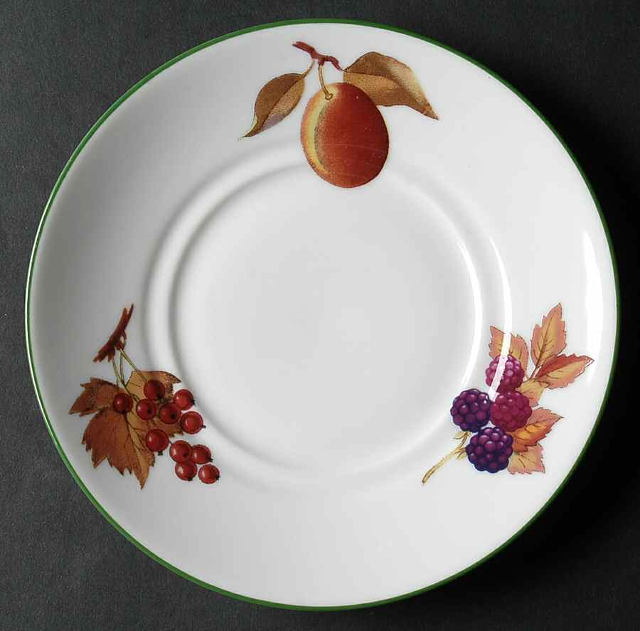 Evesham Vale Saucer for Flat Cup by Royal Worcester-1
