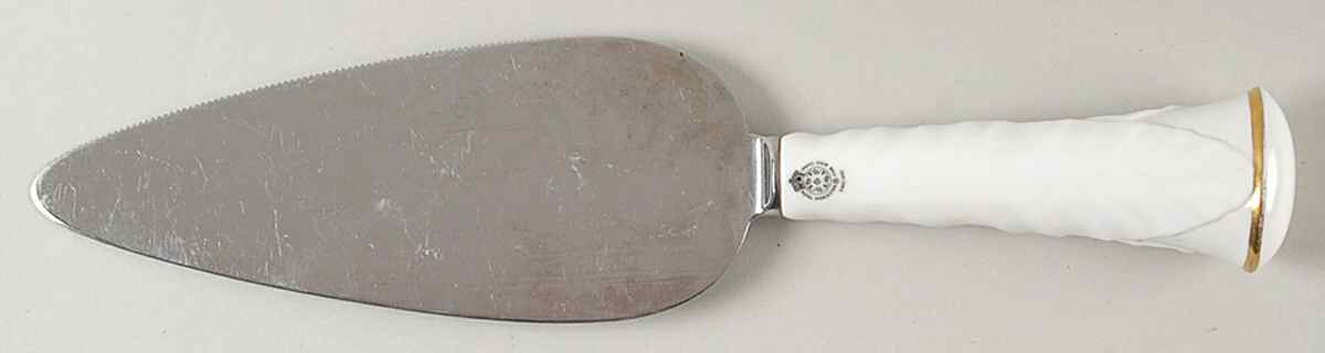 Fern Leaf Pie & Cake Server with Stainless Blade by Royal Worcester-1