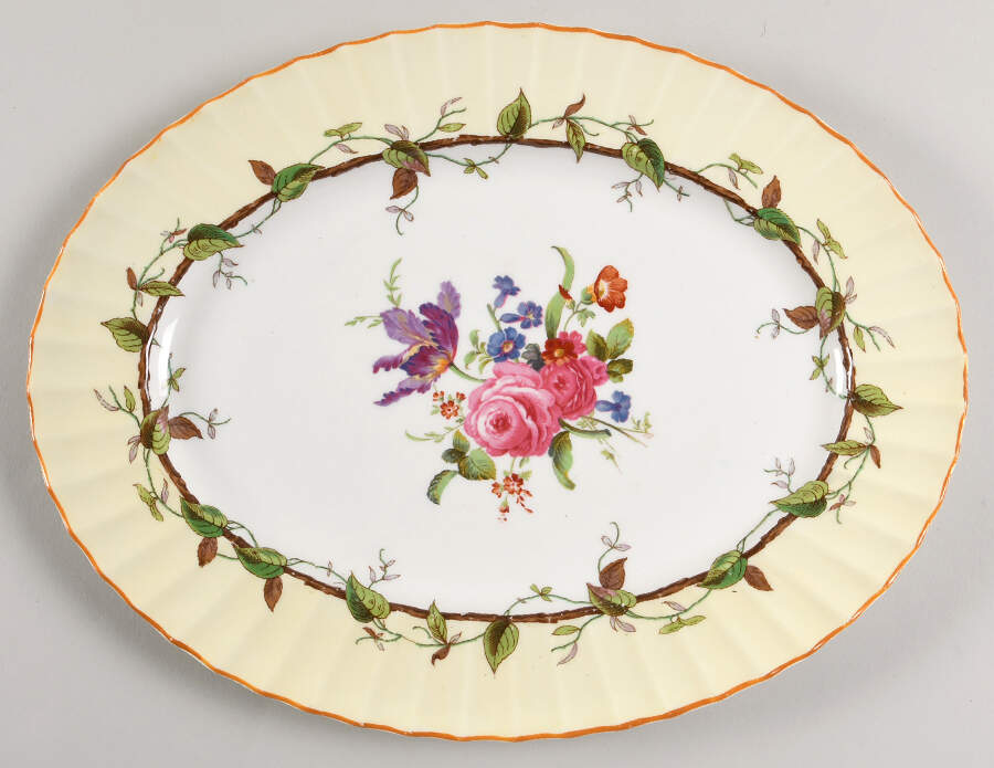 Florence 13" Oval Serving Platter by Royal Worcester-1