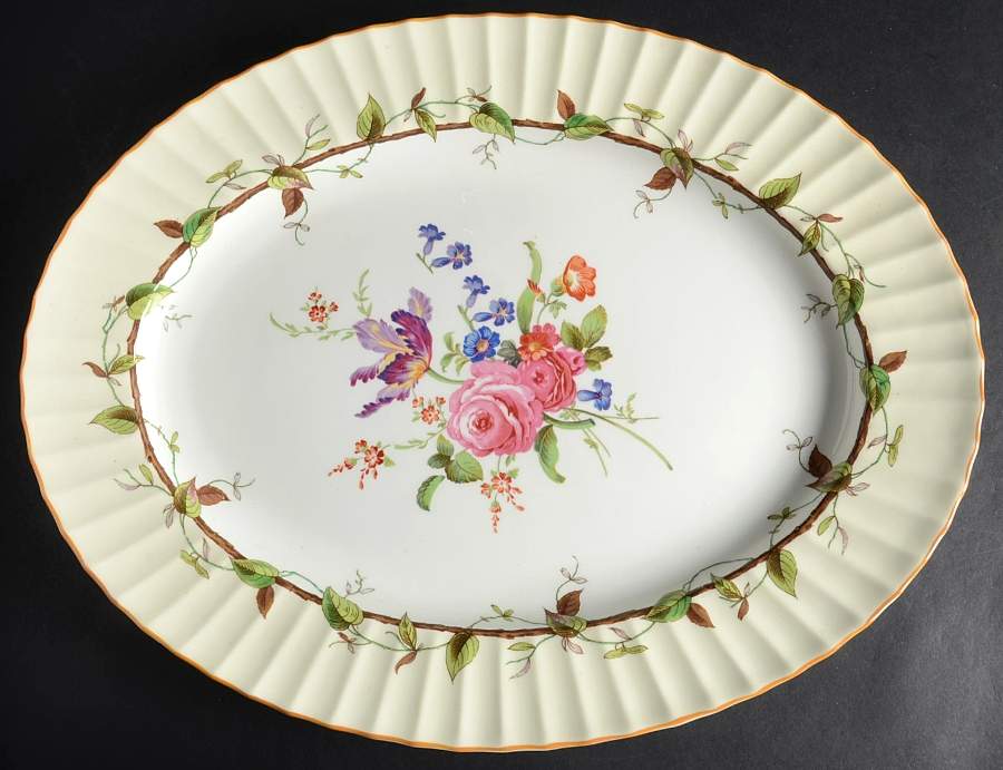 Florence 17" Oval Serving Platter by Royal Worcester-1