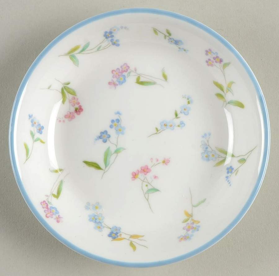 Forget Me Not Blue Coaster by Royal Worcester-1