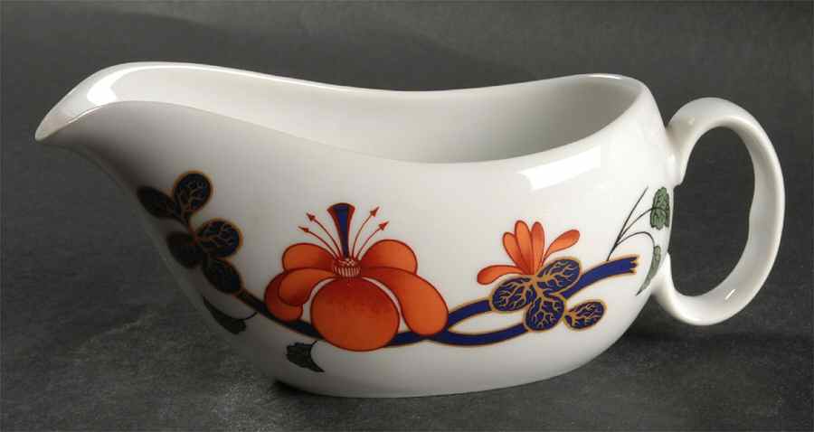 Grainger Imari Gravy Boat by Royal Worcester-1