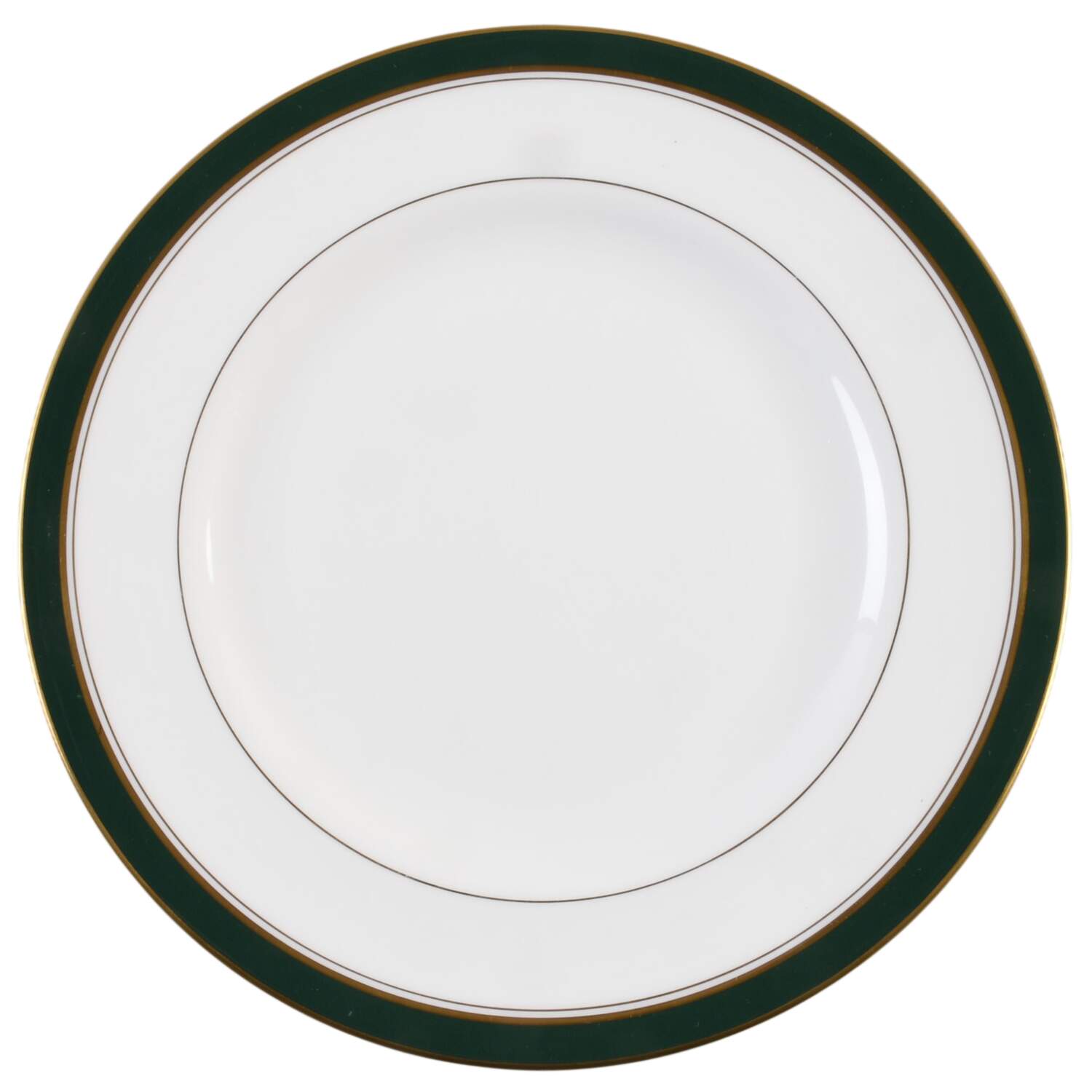 Howard Leather Green Luncheon Plate by Royal Worcester-1