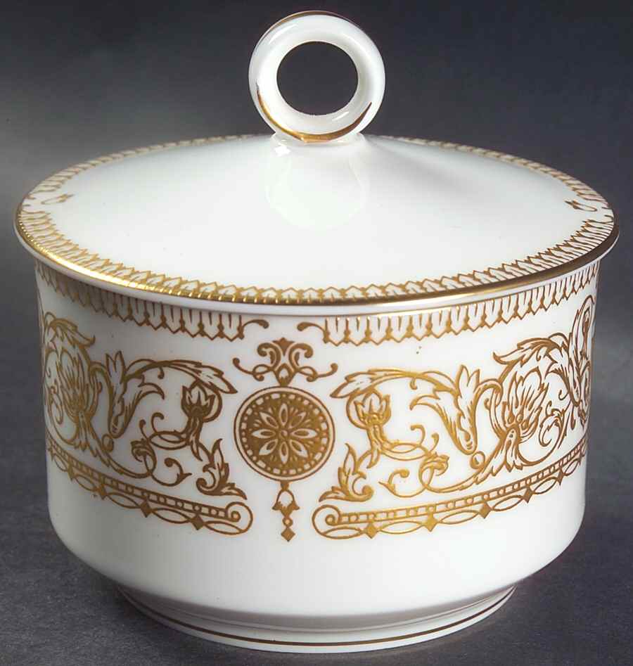 Hyde Park Sugar Bowl & Lid by Royal Worcester-1