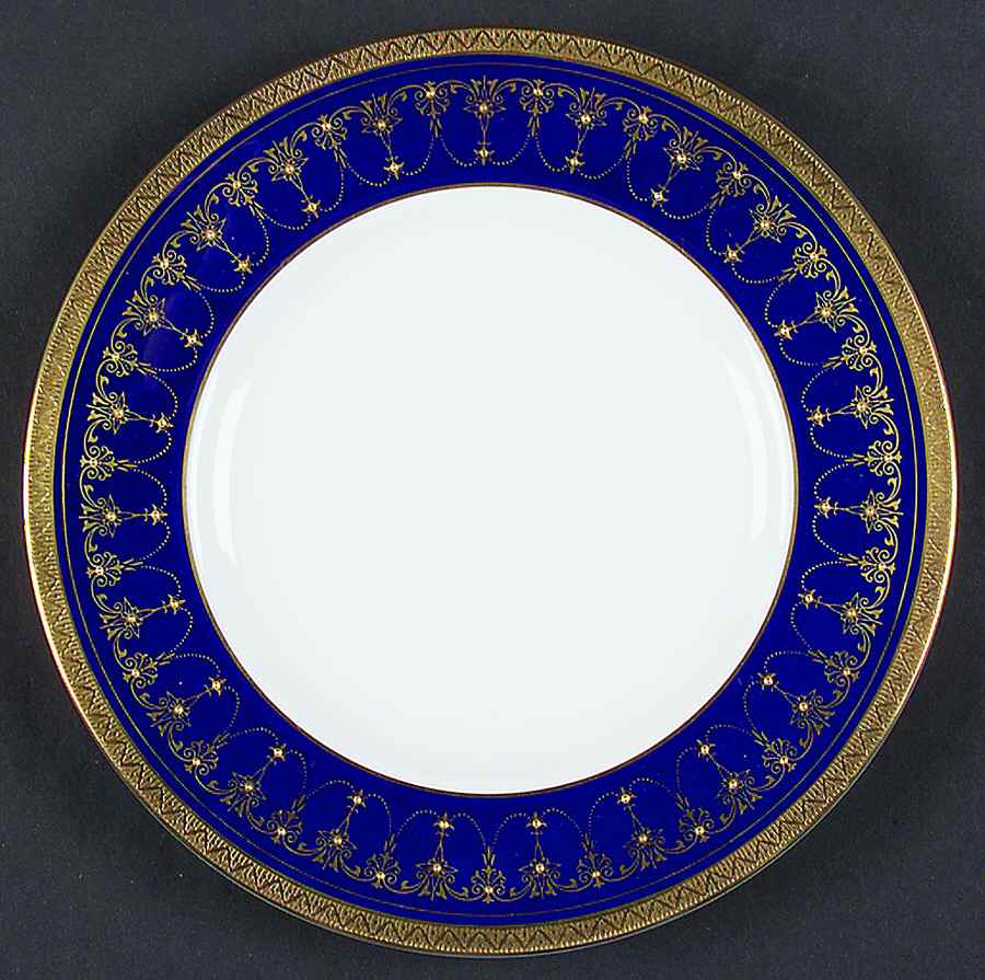 Imperial Blue Salad Plate by Royal Worcester-1