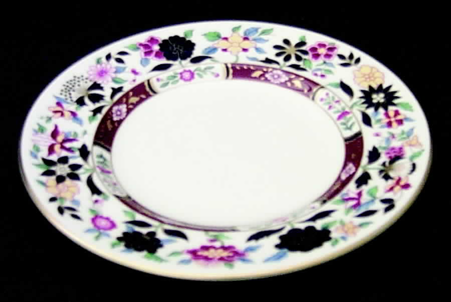 Imari Flowers Salad Plate by Royal Worcester-1