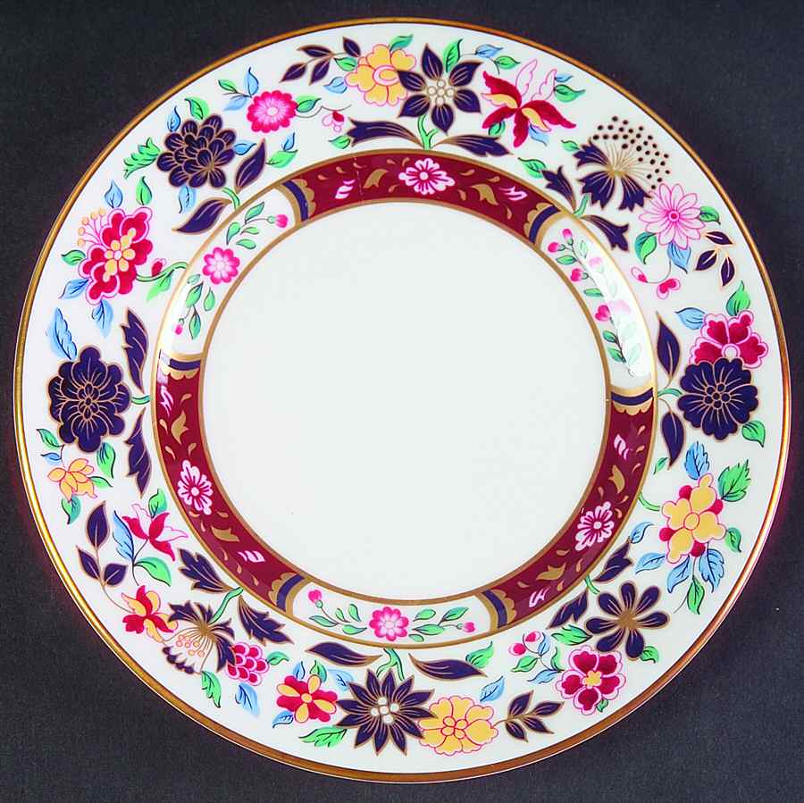 Imari Flowers Bread & Butter Plate by Royal Worcester-1