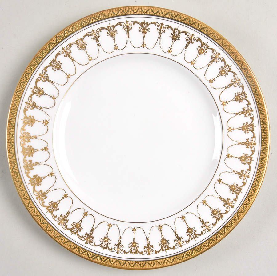 Imperial White Dessert/Pie Plate by Royal Worcester-1
